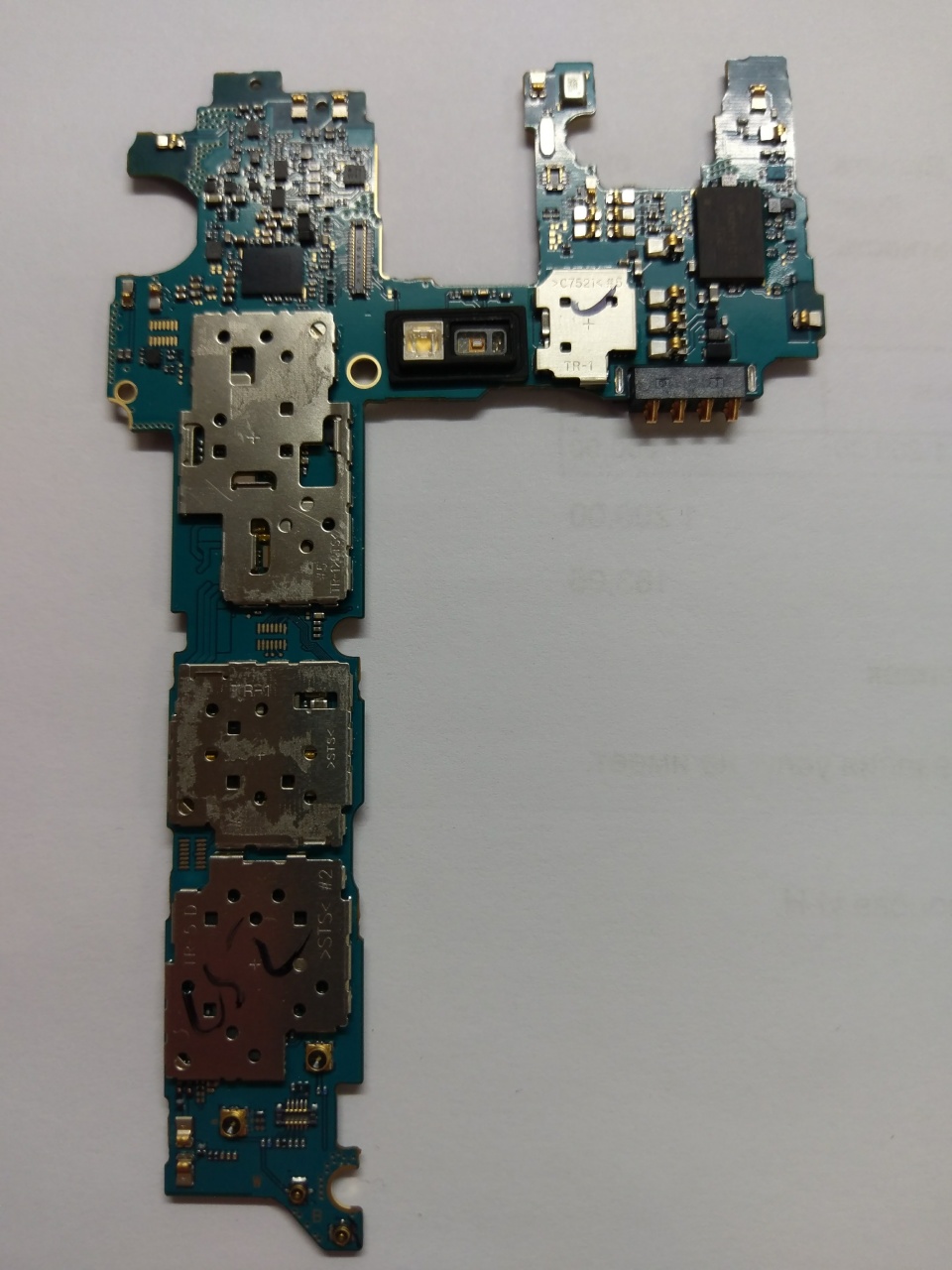 Материнская плата под разбор (мертвая флеш) Samsung Galaxy Note 4 SM-N910