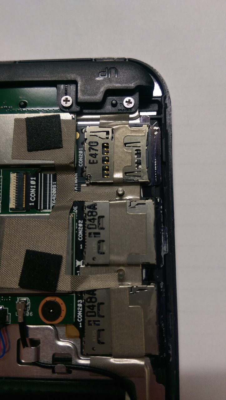 Шлейф СИМ и microSD Asus FE380