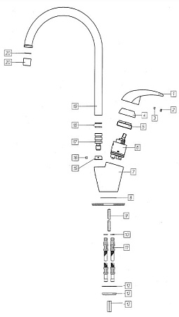 Картридж для смесителей Franke 133.0054.678