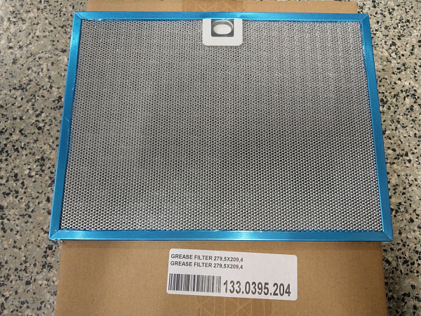 Фильтр жировой для вытяжек Faber 133.0395.204 279,5X209,4