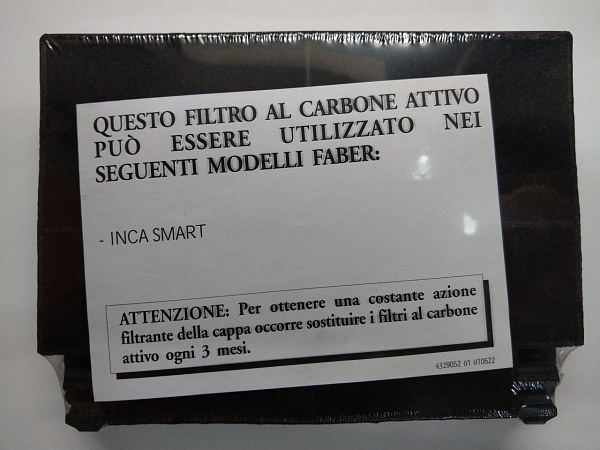 Комплект угольных фильтров для вытяжек Faber 112.0157.242